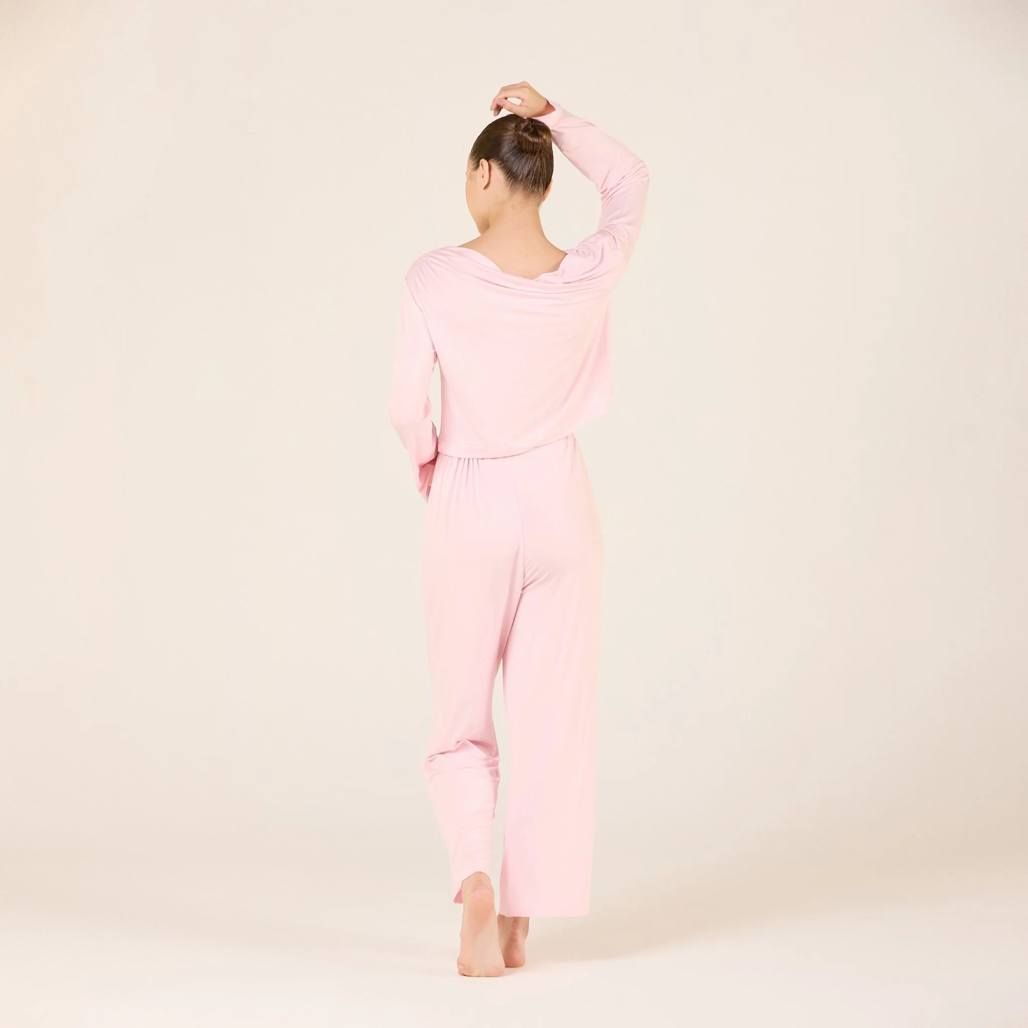 Wide Fit Bamboo Boat Neckline Top - Image 13