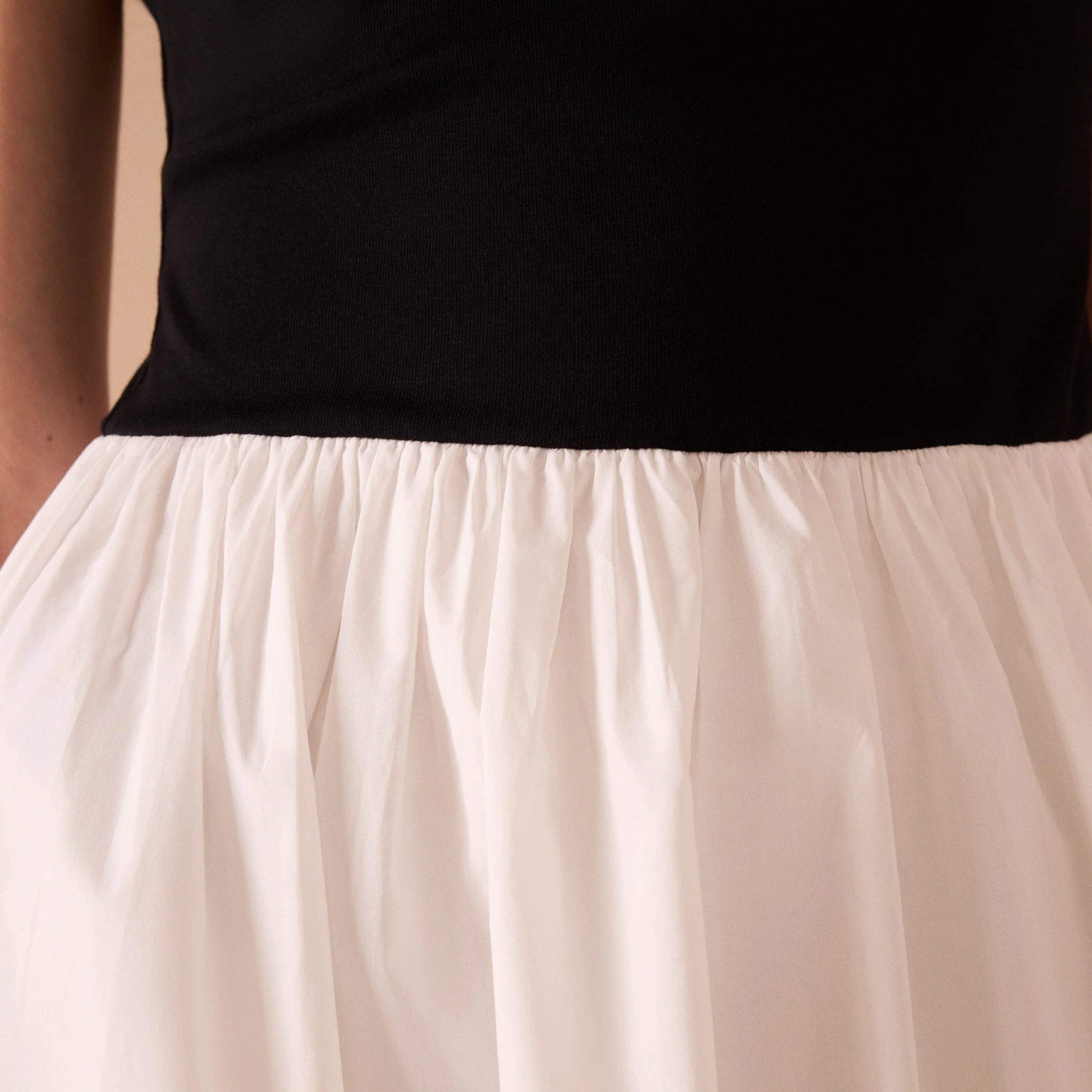 Short Sleeve Poplin Dress - Image 5