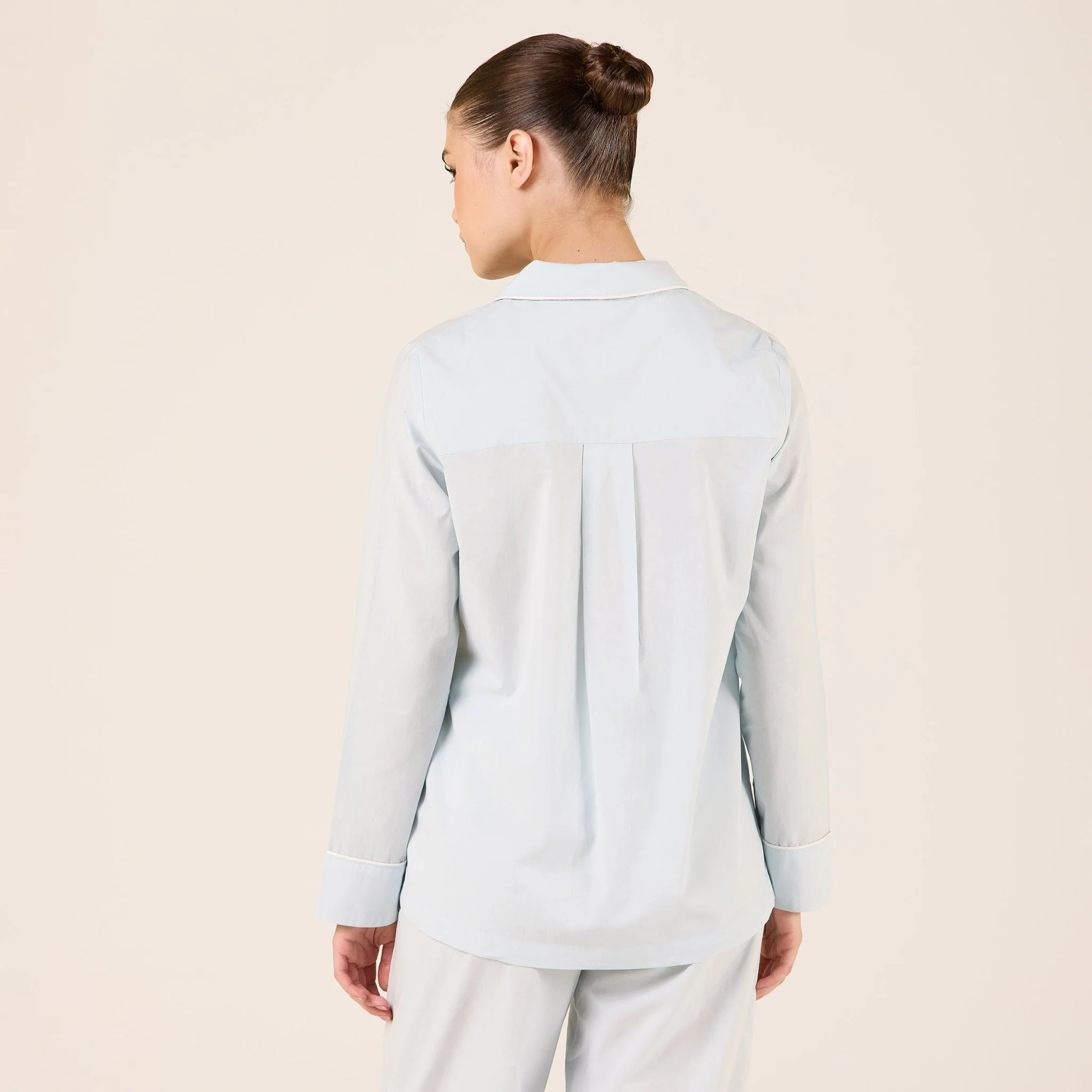 Cotton Notched Collar Shirt - Image 10