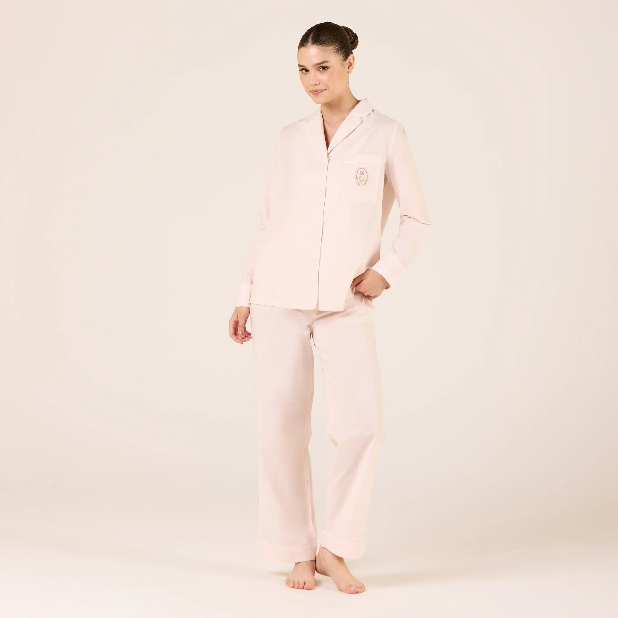 Cotton Notched Collar Shirt - Image 6