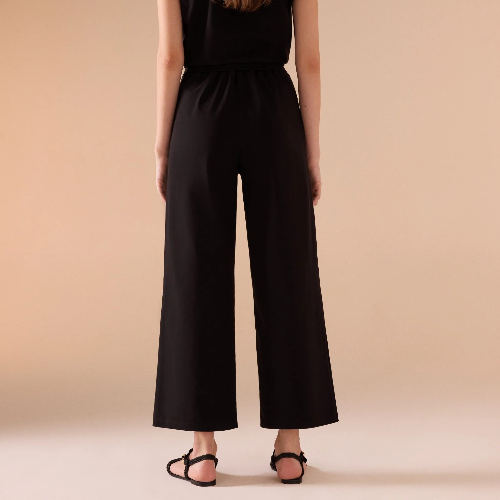 Set of Short Sleeve Top Set & High Waist Cotton Pant (2 pieces) - Image 5