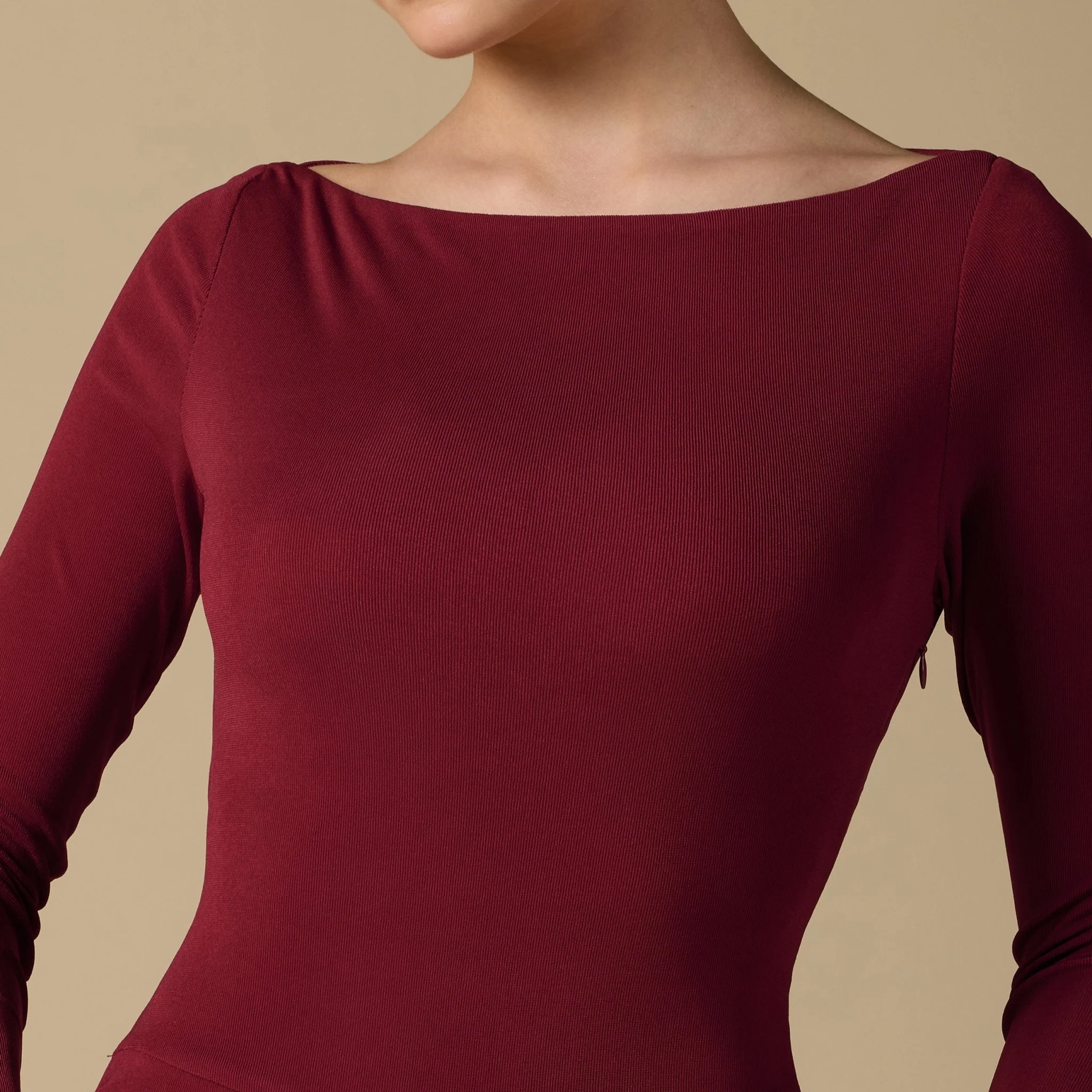 Jersey Maxi Dress with Gathered Waist - Image 8