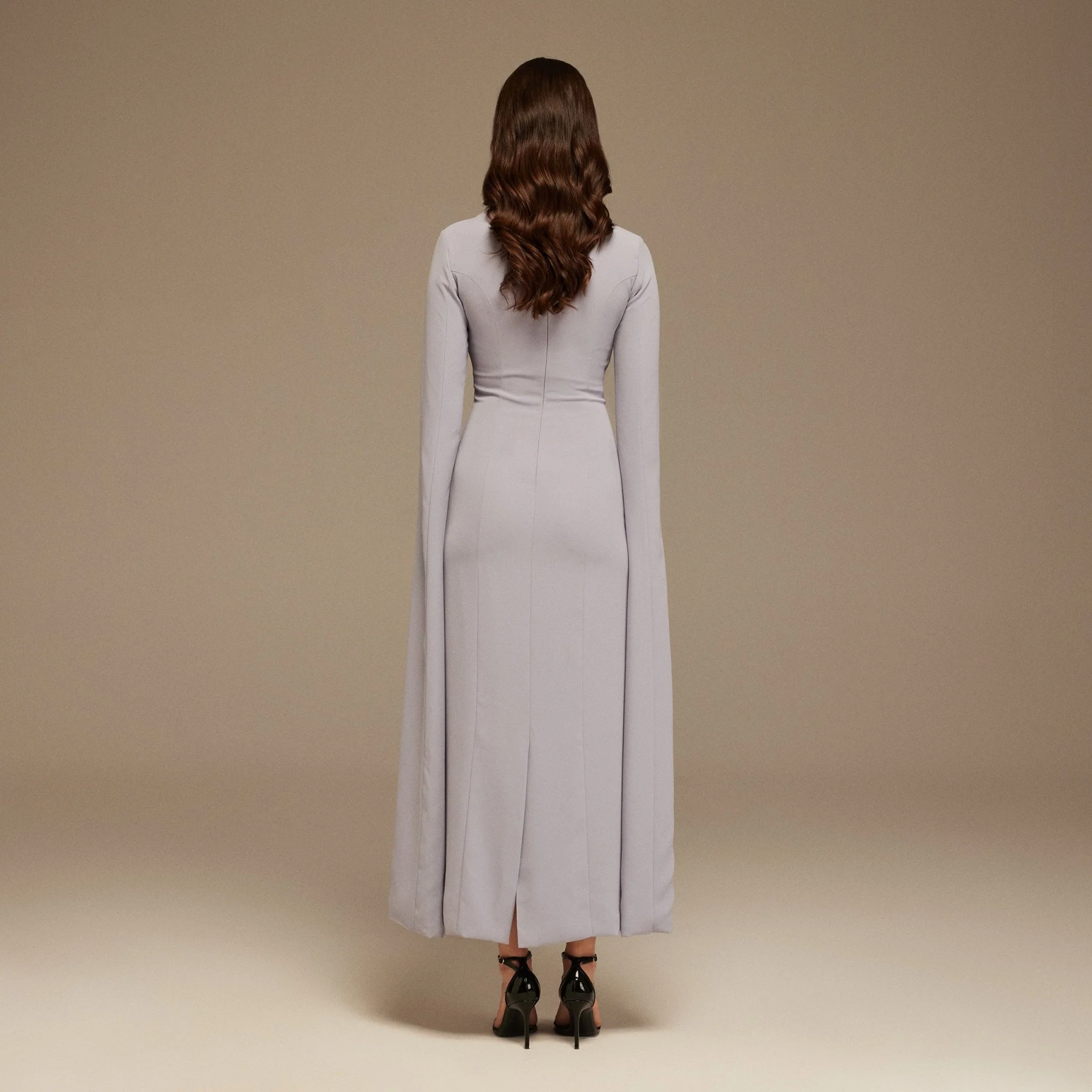 Maxi Flared Sleeve Maxi Dress - Image 4