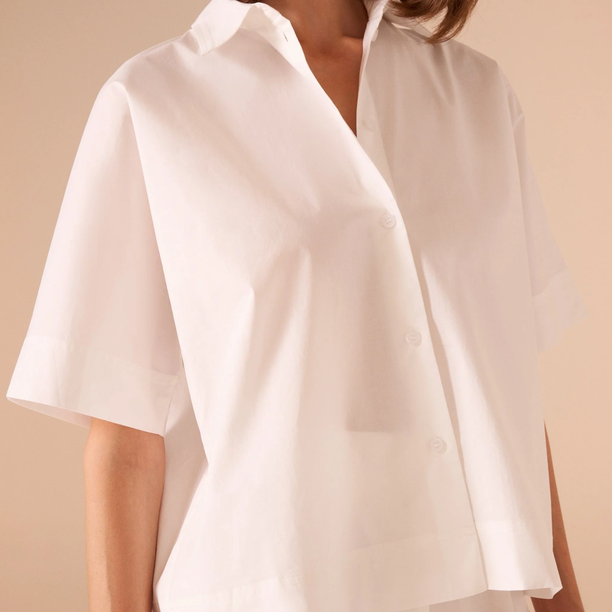 Cotton Poplin Short Sleeve Shirt - Image 3